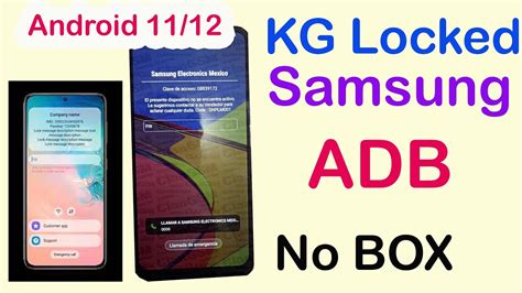 Install other remaining apps then allow the permissions. . Samsung kg lock remove adb
